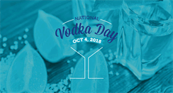 Desktop Screenshot of nationalvodkaday.com